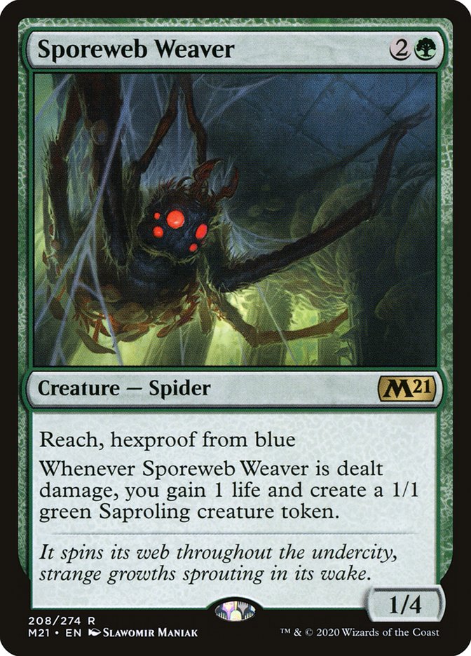 Sporeweb Weaver [Core Set 2021] | Game Master's Emporium (The New GME)