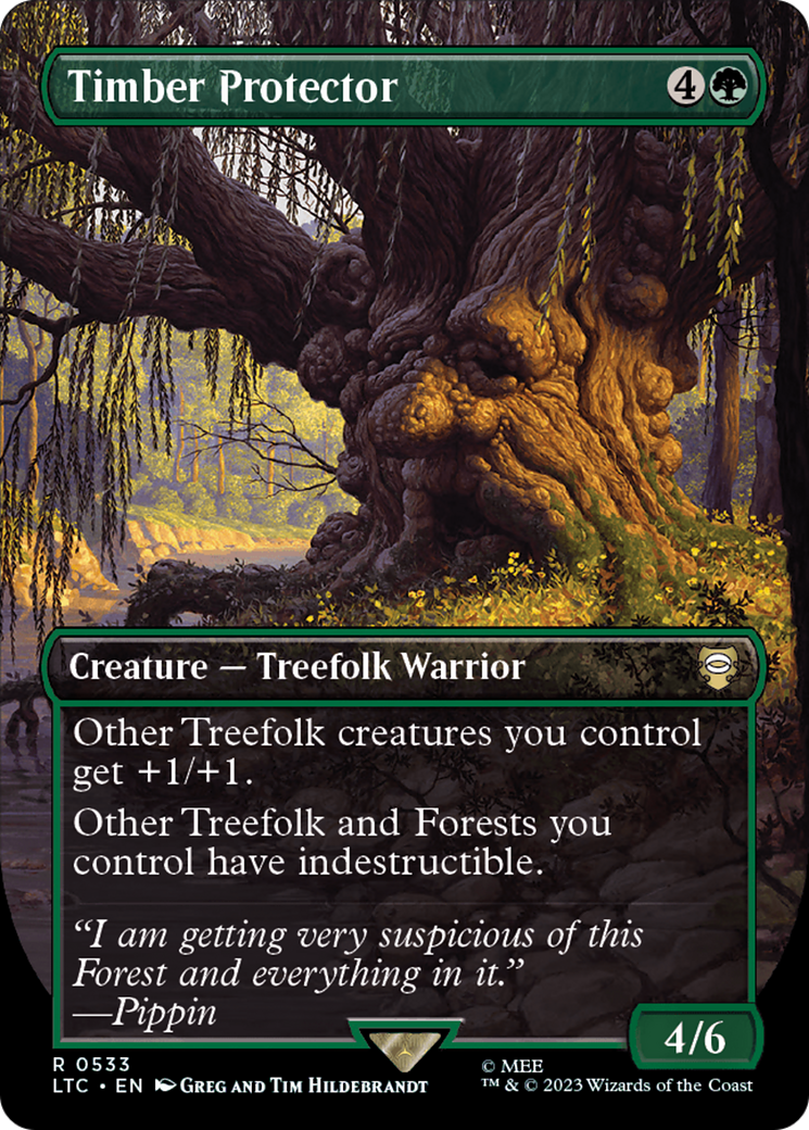Timber Protector (Borderless) [The Lord of the Rings: Tales of Middle-Earth Commander] | Game Master's Emporium (The New GME)