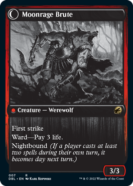 Brutal Cathar // Moonrage Brute [Innistrad: Double Feature] | Game Master's Emporium (The New GME)