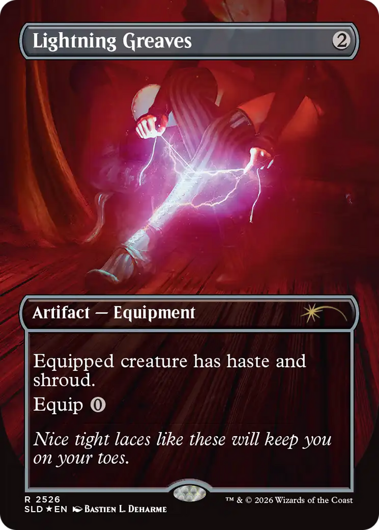 Lightning Greaves (2526) [Secret Lair Drop Series] | Game Master's Emporium (The New GME)