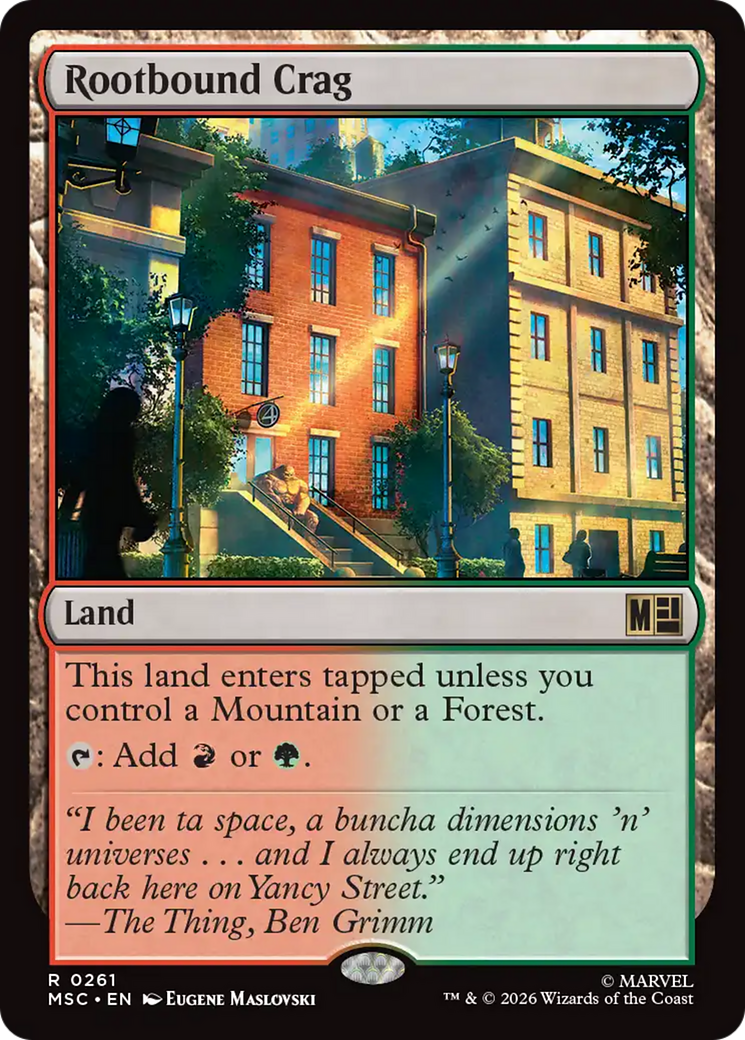 Rootbound Crag [Marvel Super Heroes Commander] | Game Master's Emporium (The New GME)