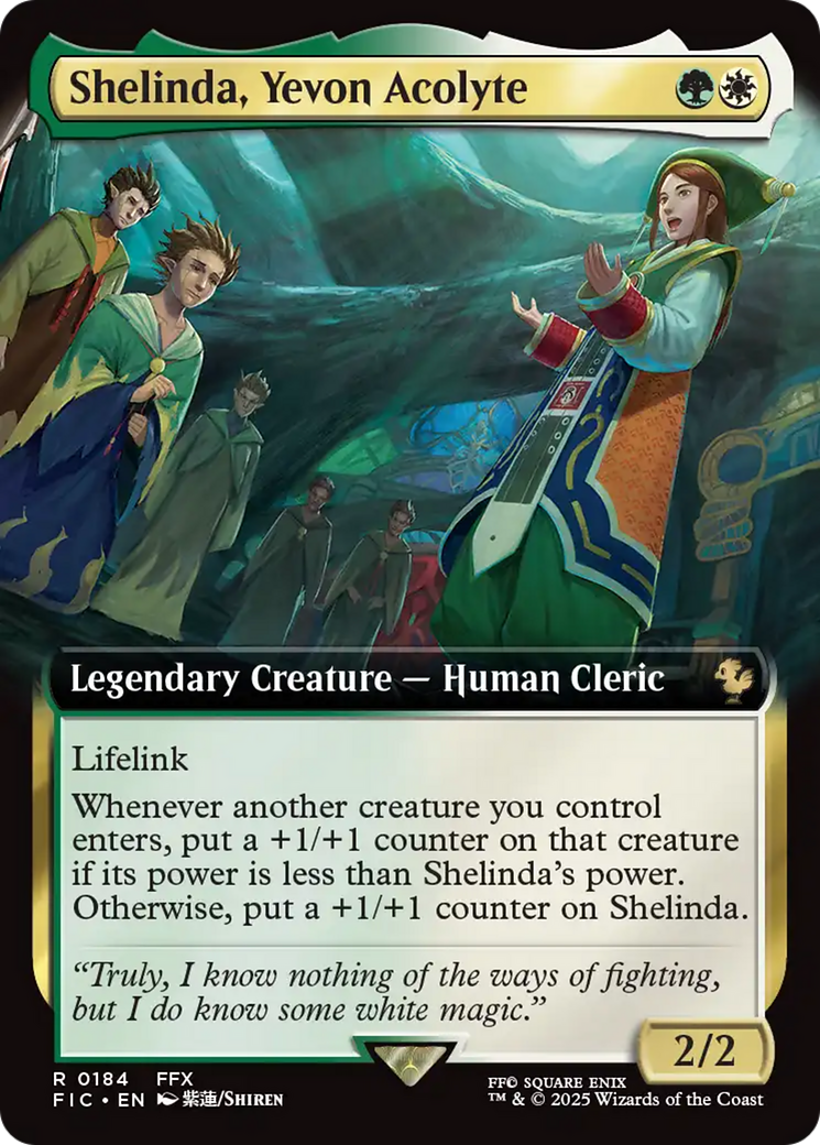 Shelinda, Yevon Acolyte (Extended Art) [FINAL FANTASY Commander] | Game Master's Emporium (The New GME)