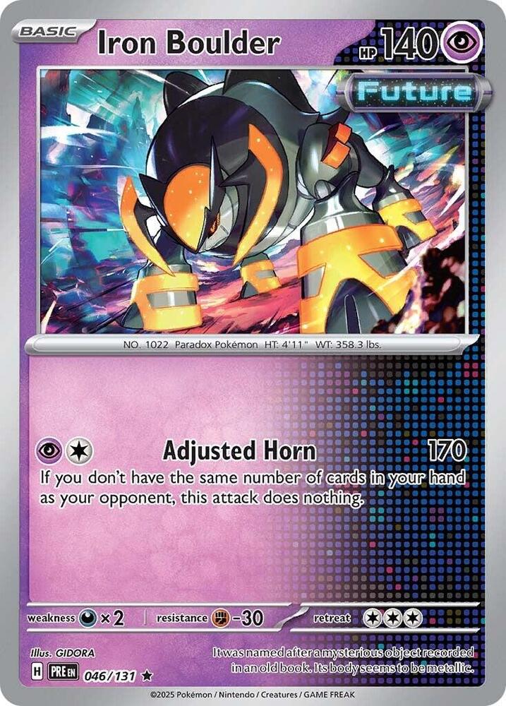 Iron Boulder (046/131) [Scarlet & Violet: Prismatic Evolutions] | Game Master's Emporium (The New GME)