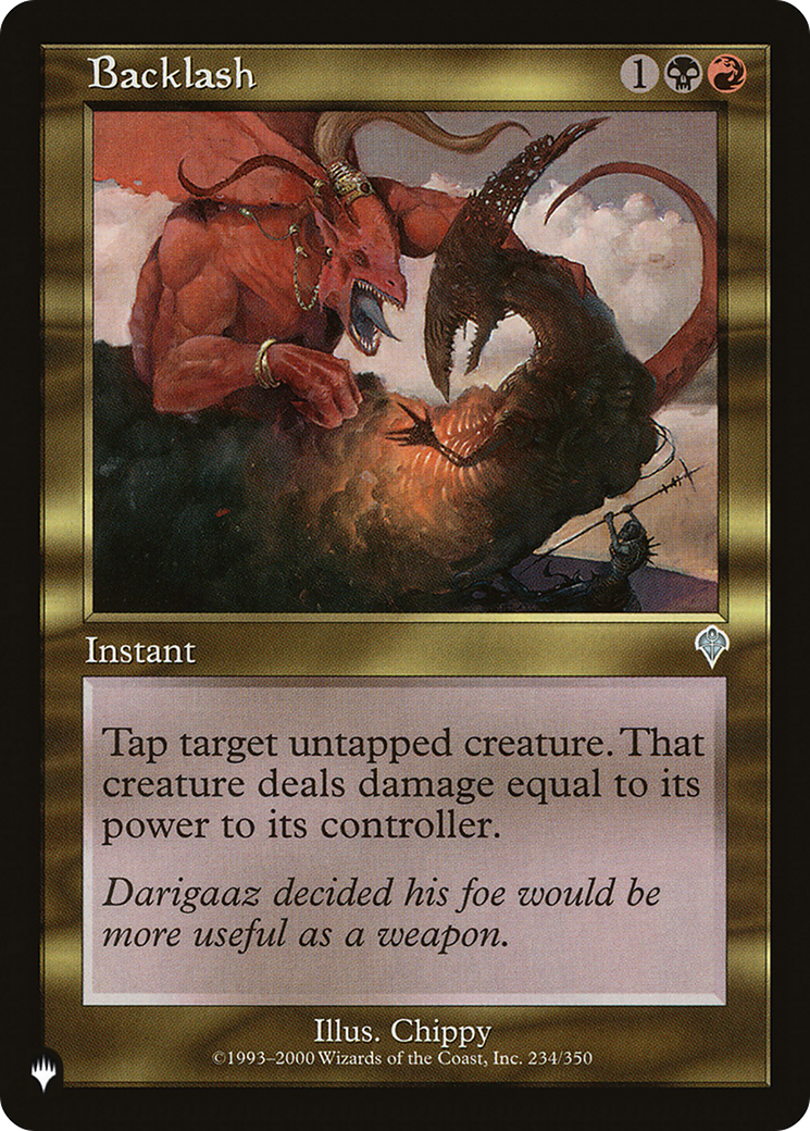 Backlash [The List] | Game Master's Emporium (The New GME)