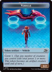 Emblem - Chandra, Spark Hunter // Vehicle Double-Sided Token [Aetherdrift Tokens] | Game Master's Emporium (The New GME)