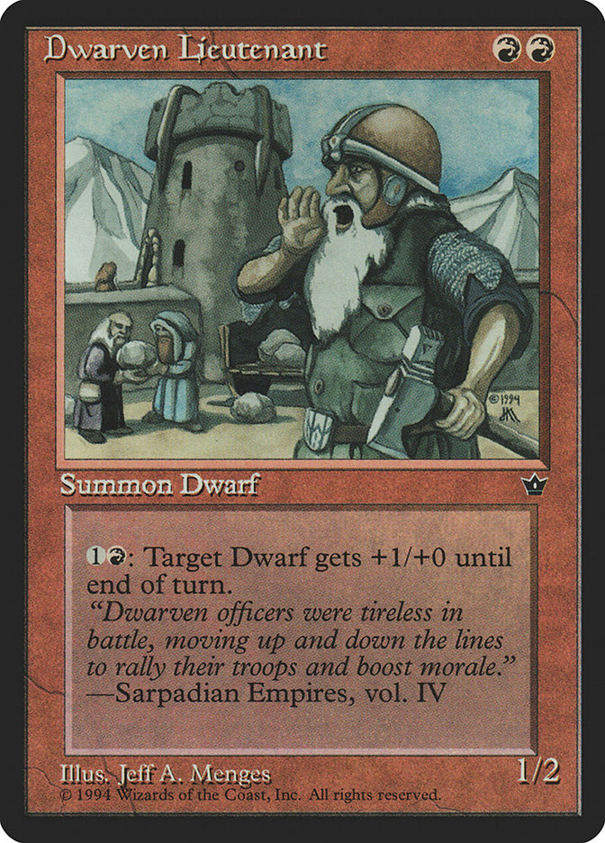 Dwarven Lieutenant [Fallen Empires] | Game Master's Emporium (The New GME)