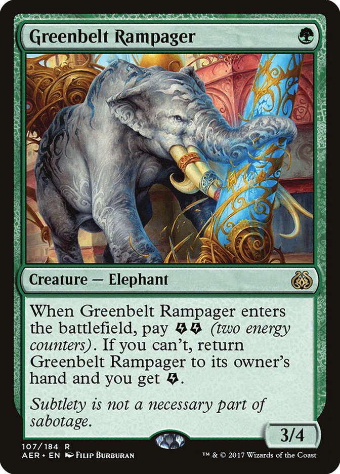 Greenbelt Rampager [Aether Revolt] | Game Master's Emporium (The New GME)
