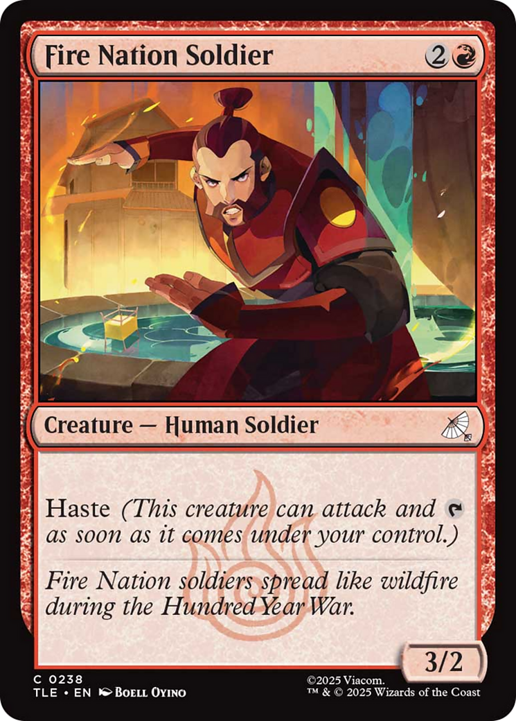 Fire Nation Soldier [Avatar: The Last Airbender: Eternal-Legal] | Game Master's Emporium (The New GME)