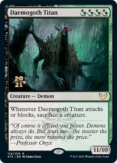 Daemogoth Titan [Strixhaven: School of Mages Prerelease Promos] | Game Master's Emporium (The New GME)