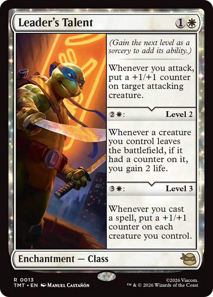Leader's Talent [Teenage Mutant Ninja Turtles] | Game Master's Emporium (The New GME)