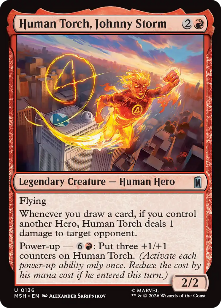 Human Torch, Johnny Storm [Marvel Super Heroes] | Game Master's Emporium (The New GME)