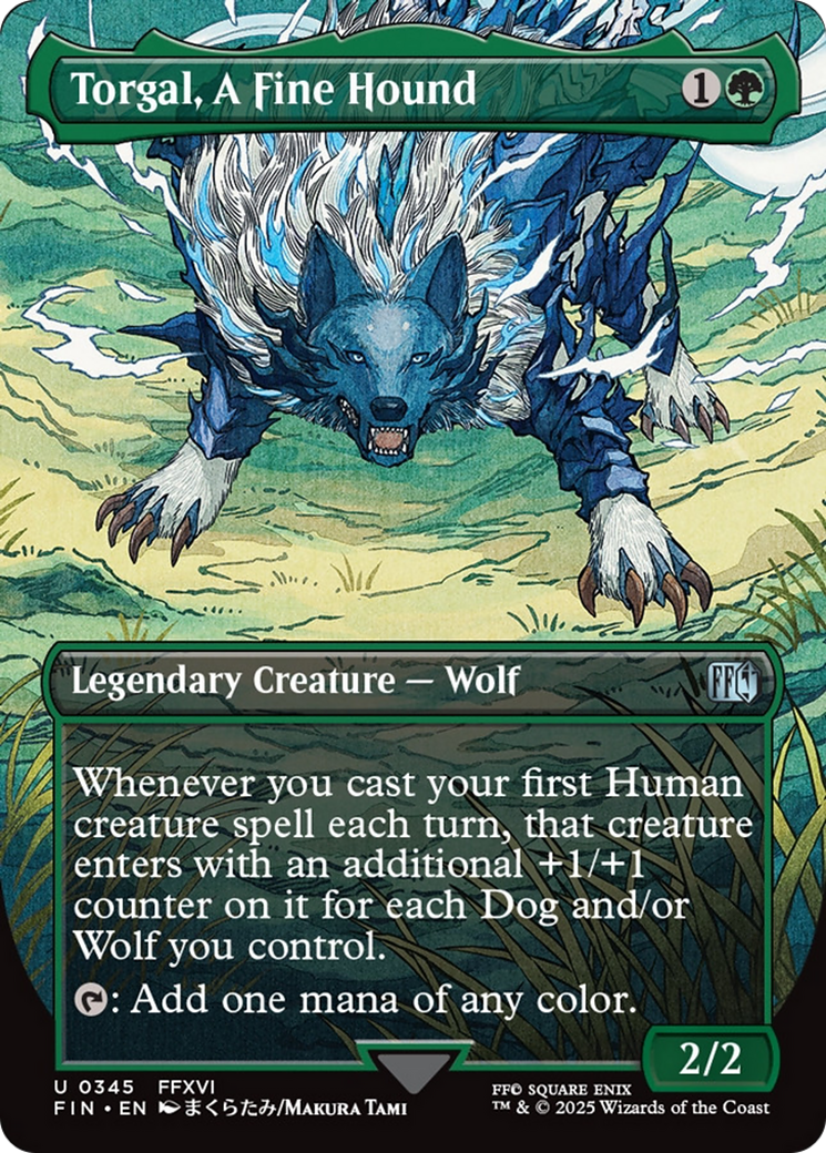 Torgal, A Fine Hound (Borderless) [FINAL FANTASY] | Game Master's Emporium (The New GME)