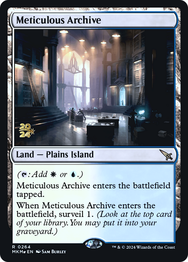 Meticulous Archive [Murders at Karlov Manor Prerelease Promos] | Game Master's Emporium (The New GME)