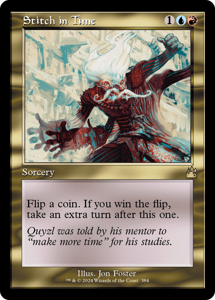 Stitch in Time (Retro Frame) [Ravnica Remastered] | Game Master's Emporium (The New GME)