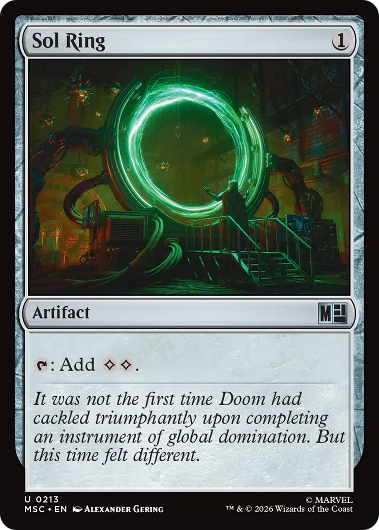 Sol Ring (0213) [Marvel Super Heroes Commander] | Game Master's Emporium (The New GME)