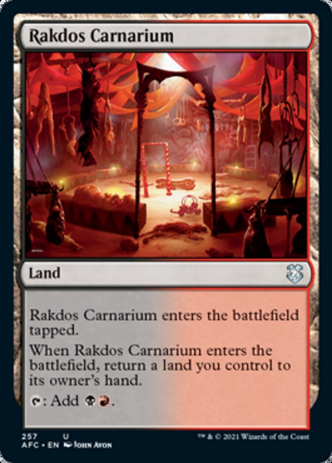 Rakdos Carnarium [Dungeons & Dragons: Adventures in the Forgotten Realms Commander] | Game Master's Emporium (The New GME)
