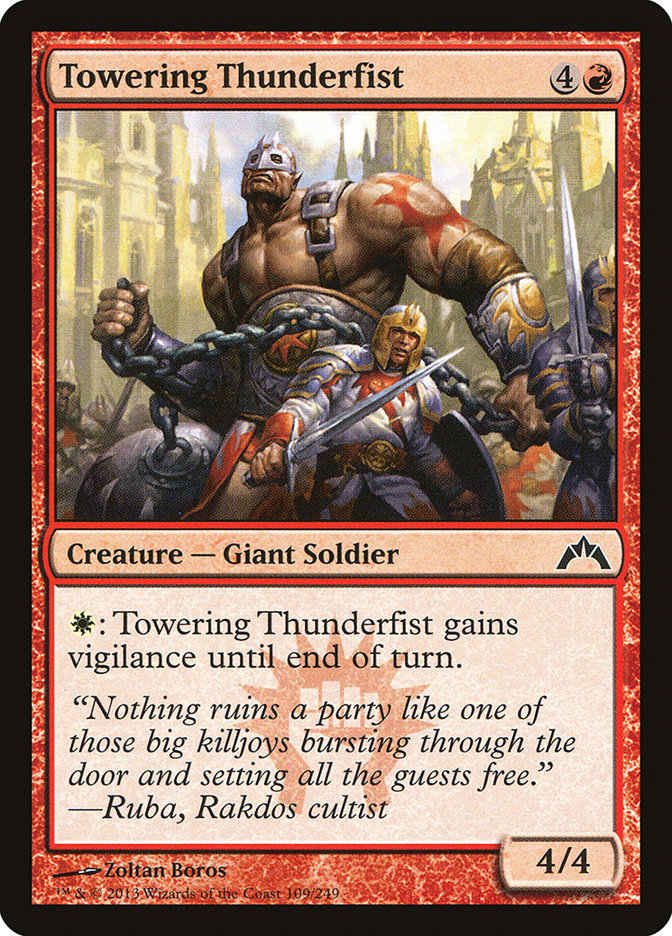 Towering Thunderfist [Gatecrash] | Game Master's Emporium (The New GME)