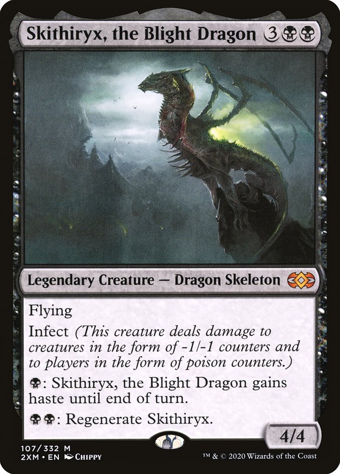 Skithiryx, the Blight Dragon [Double Masters] | Game Master's Emporium (The New GME)