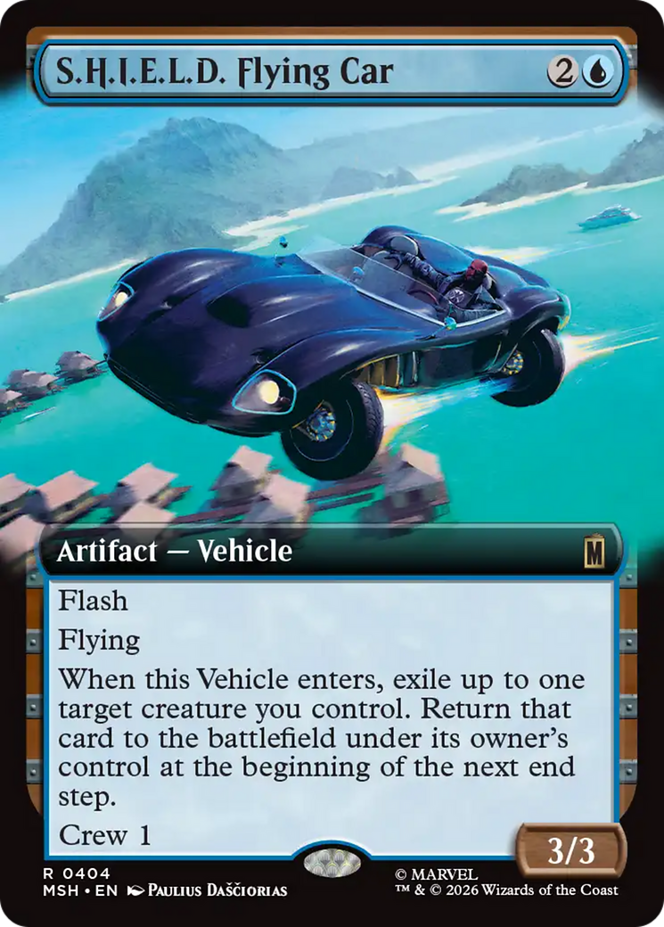 S.H.I.E.L.D. Flying Car (Extended Art) [Marvel Super Heroes] | Game Master's Emporium (The New GME)