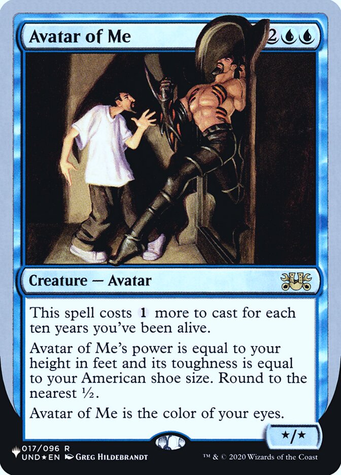 Avatar of Me (Unfinity Foil Edition) [The List] | Game Master's Emporium (The New GME)