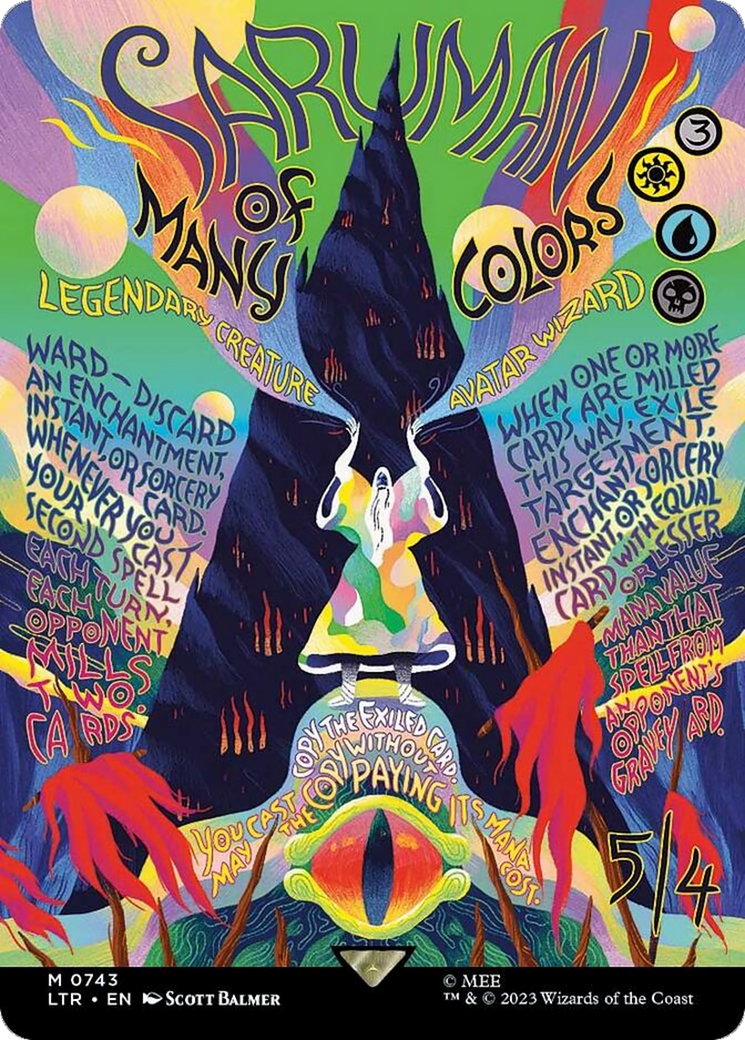 Saruman of Many Colors (Borderless Poster) [The Lord of the Rings: Tales of Middle-Earth] | Game Master's Emporium (The New GME)