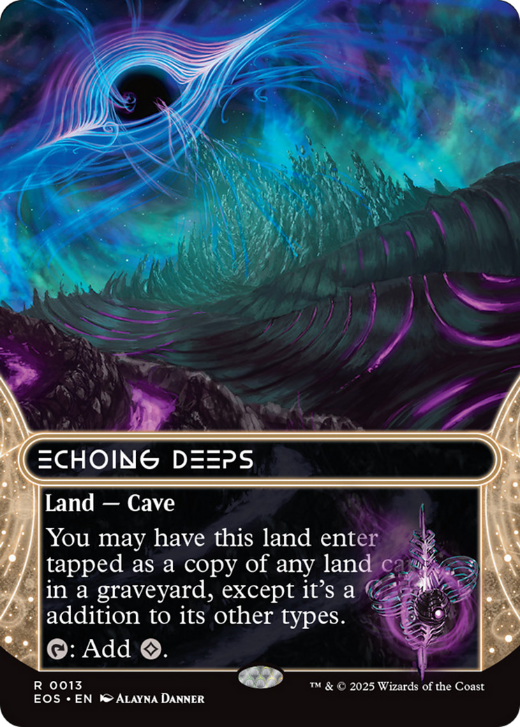 Echoing Deeps (0013) (Borderless) [Edge of Eternities: Stellar Sights] | Game Master's Emporium (The New GME)