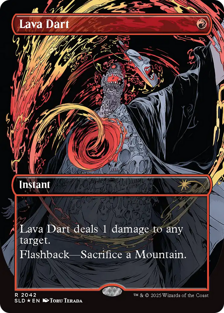Lava Dart (Raised Foil) [Secret Lair Drop Series] | Game Master's Emporium (The New GME)