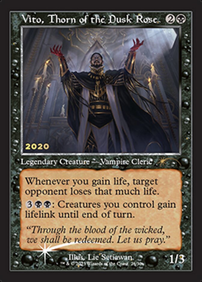 Vito, Thorn of the Dusk Rose [30th Anniversary Promos] | Game Master's Emporium (The New GME)