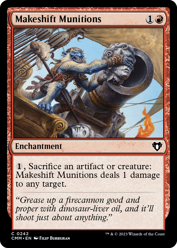 Makeshift Munitions [Commander Masters] | Game Master's Emporium (The New GME)