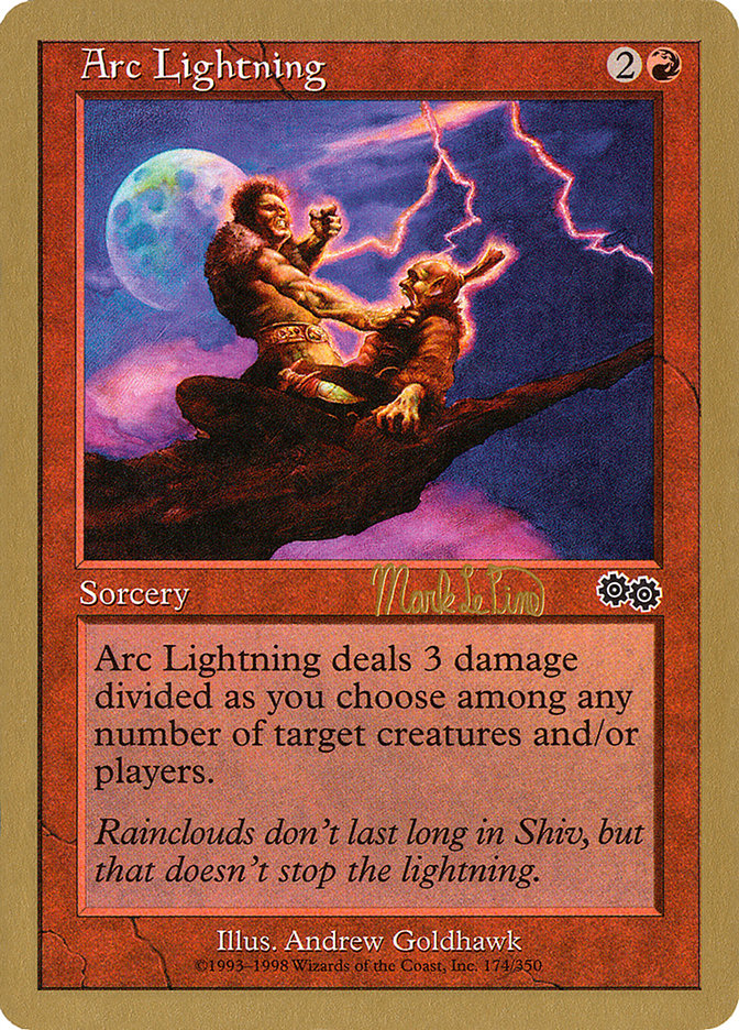Arc Lightning (Mark Le Pine) [World Championship Decks 1999] | Game Master's Emporium (The New GME)