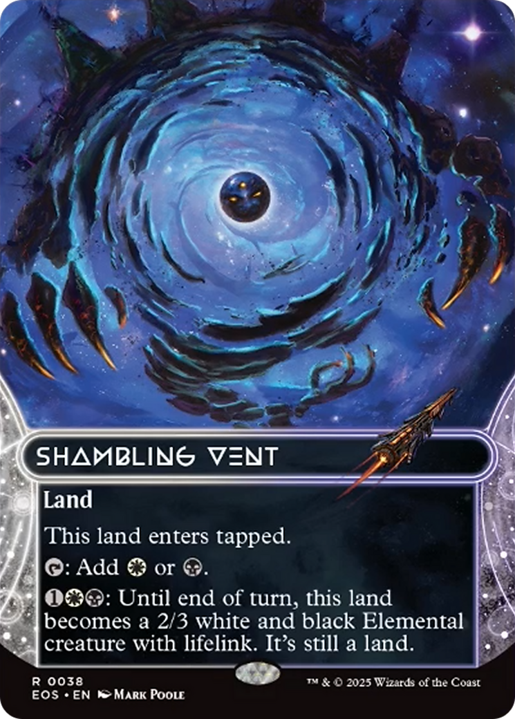 Shambling Vent (0038) (Borderless) [Edge of Eternities: Stellar Sights] | Game Master's Emporium (The New GME)