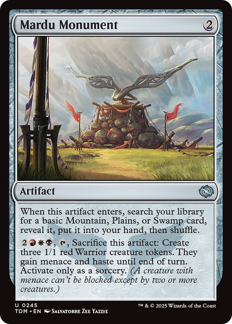 Mardu Monument [Tarkir: Dragonstorm] | Game Master's Emporium (The New GME)