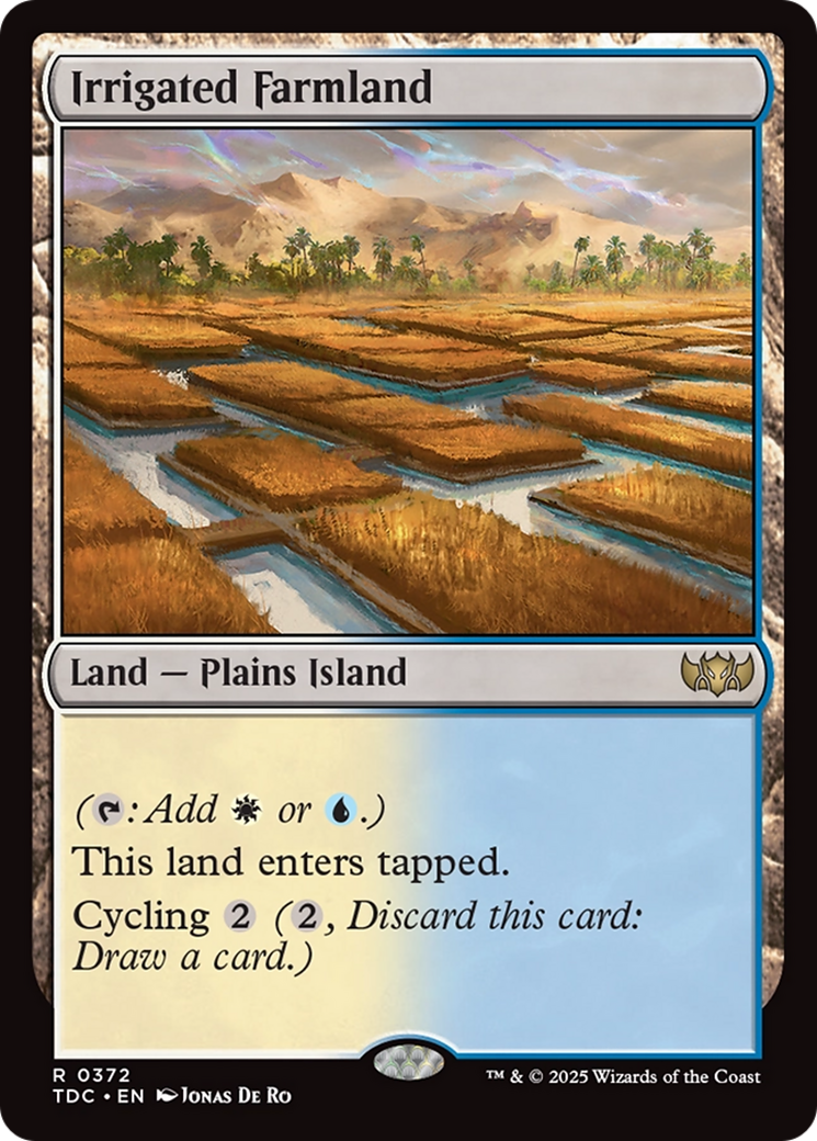 Irrigated Farmland [Tarkir: Dragonstorm Commander] | Game Master's Emporium (The New GME)