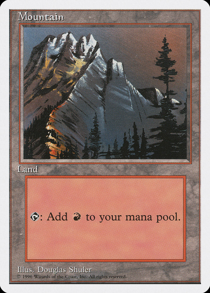 Mountain (Red Sky in the Top Right) [Introductory Two-Player Set] | Game Master's Emporium (The New GME)