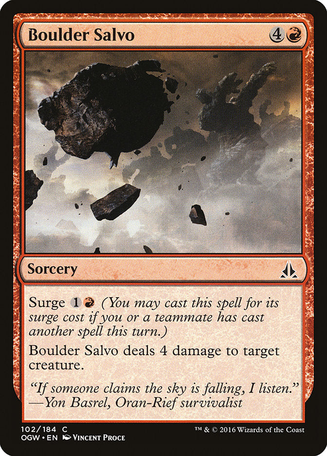 Boulder Salvo [Oath of the Gatewatch] | Game Master's Emporium (The New GME)