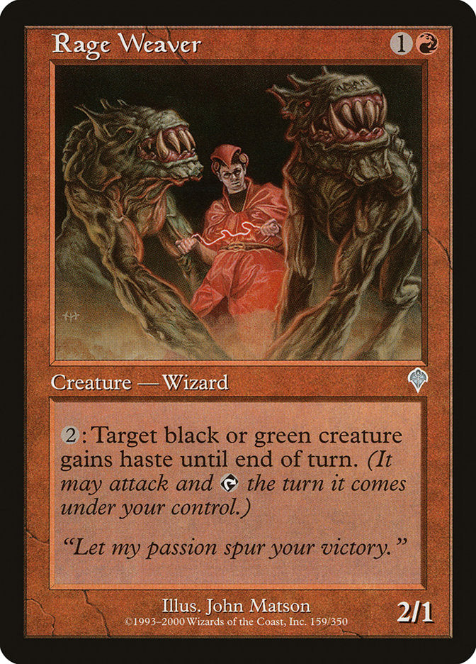 Rage Weaver [Invasion] | Game Master's Emporium (The New GME)