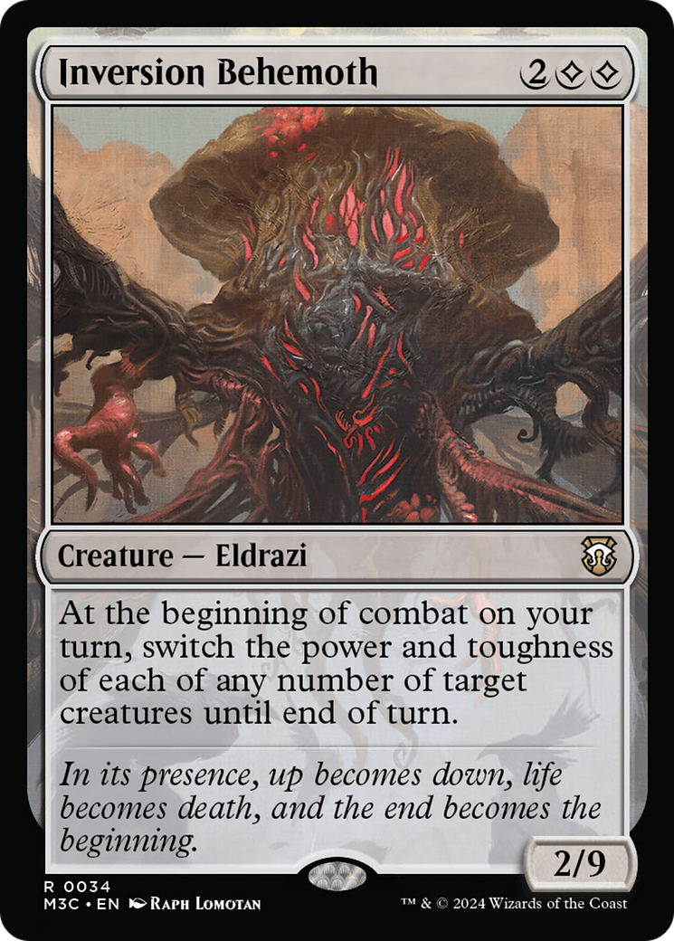 Inversion Behemoth [Modern Horizons 3 Commander] | Game Master's Emporium (The New GME)