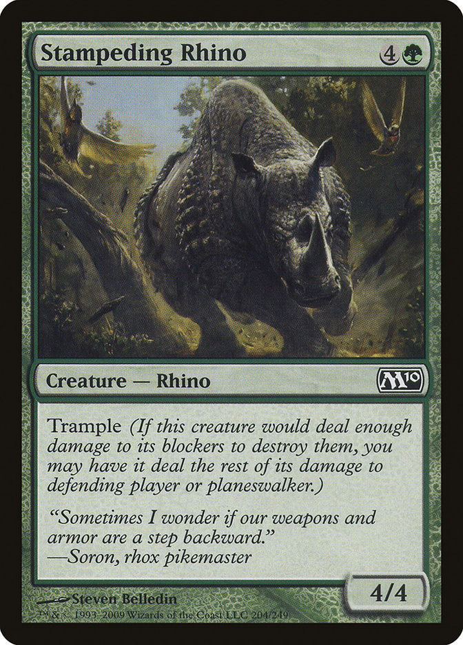 Stampeding Rhino [Magic 2010] | Game Master's Emporium (The New GME)