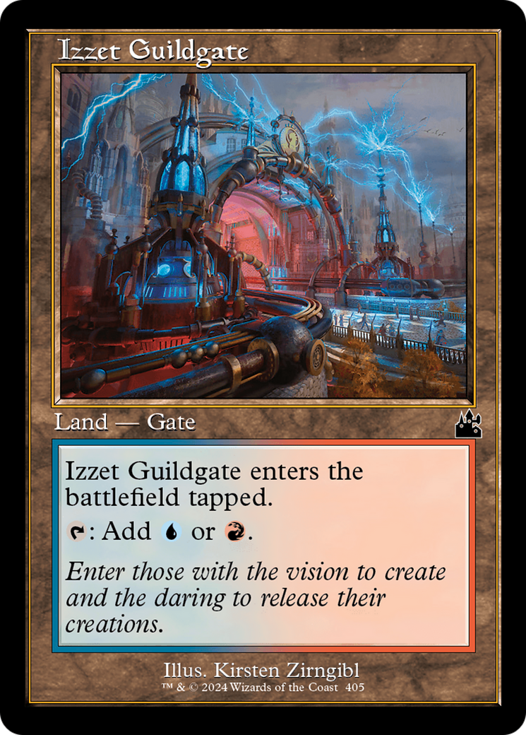 Izzet Guildgate (Retro Frame) [Ravnica Remastered] | Game Master's Emporium (The New GME)