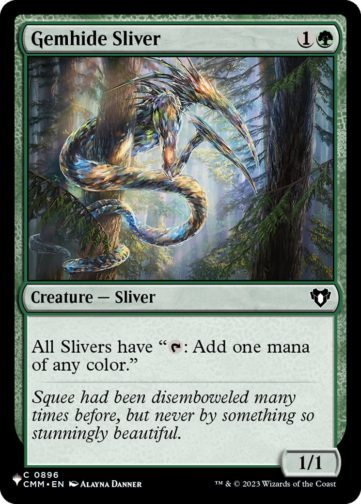 Gemhide Sliver (CMM) [The List] | Game Master's Emporium (The New GME)