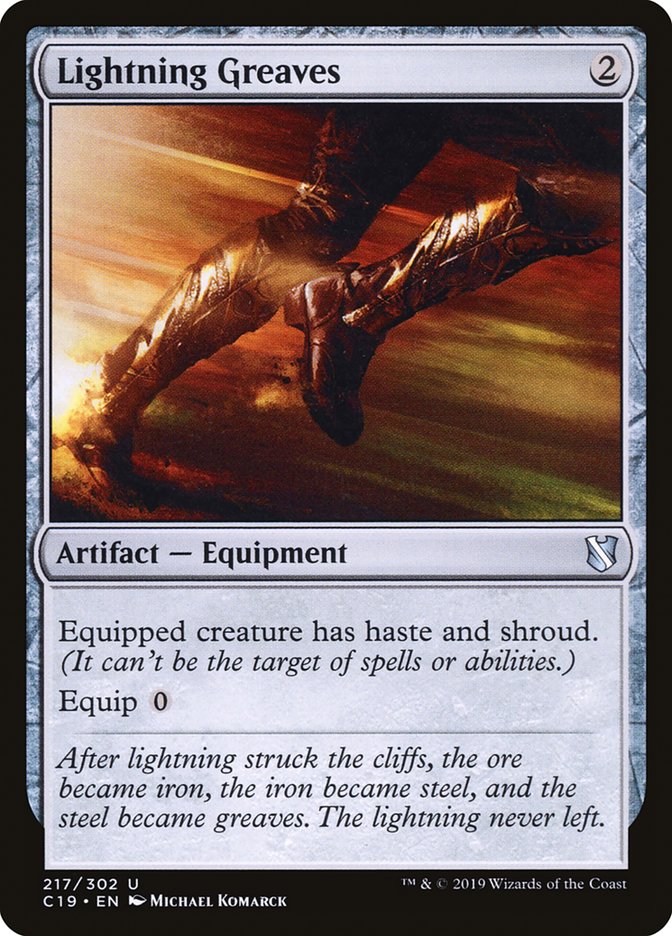 Lightning Greaves [Commander 2019] | Game Master's Emporium (The New GME)