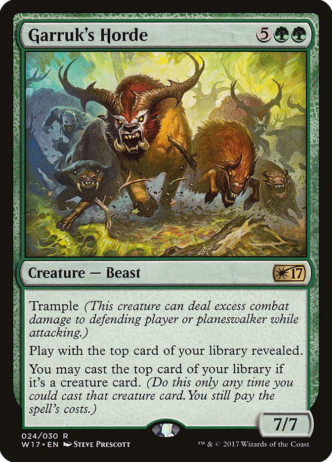 Garruk's Horde [Welcome Deck 2017] | Game Master's Emporium (The New GME)