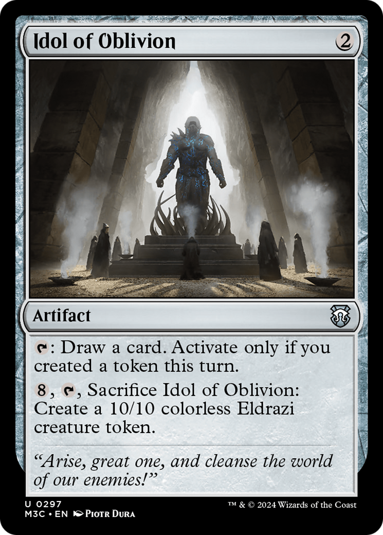 Idol of Oblivion (Ripple Foil) [Modern Horizons 3 Commander] | Game Master's Emporium (The New GME)