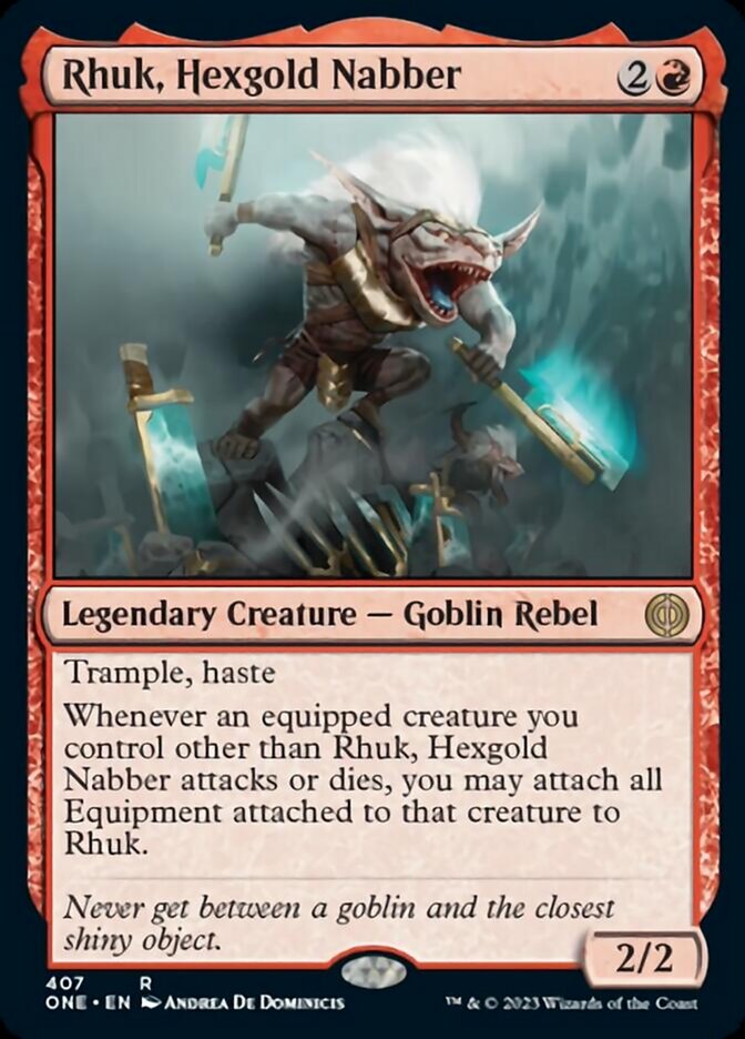 Rhuk, Hexgold Nabber [Phyrexia: All Will Be One] | Game Master's Emporium (The New GME)
