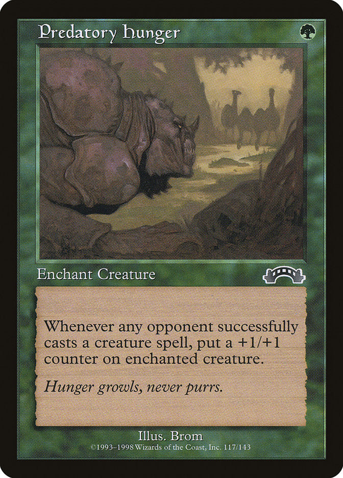 Predatory Hunger [Exodus] | Game Master's Emporium (The New GME)