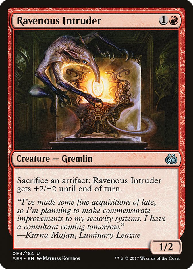 Ravenous Intruder [Aether Revolt] | Game Master's Emporium (The New GME)