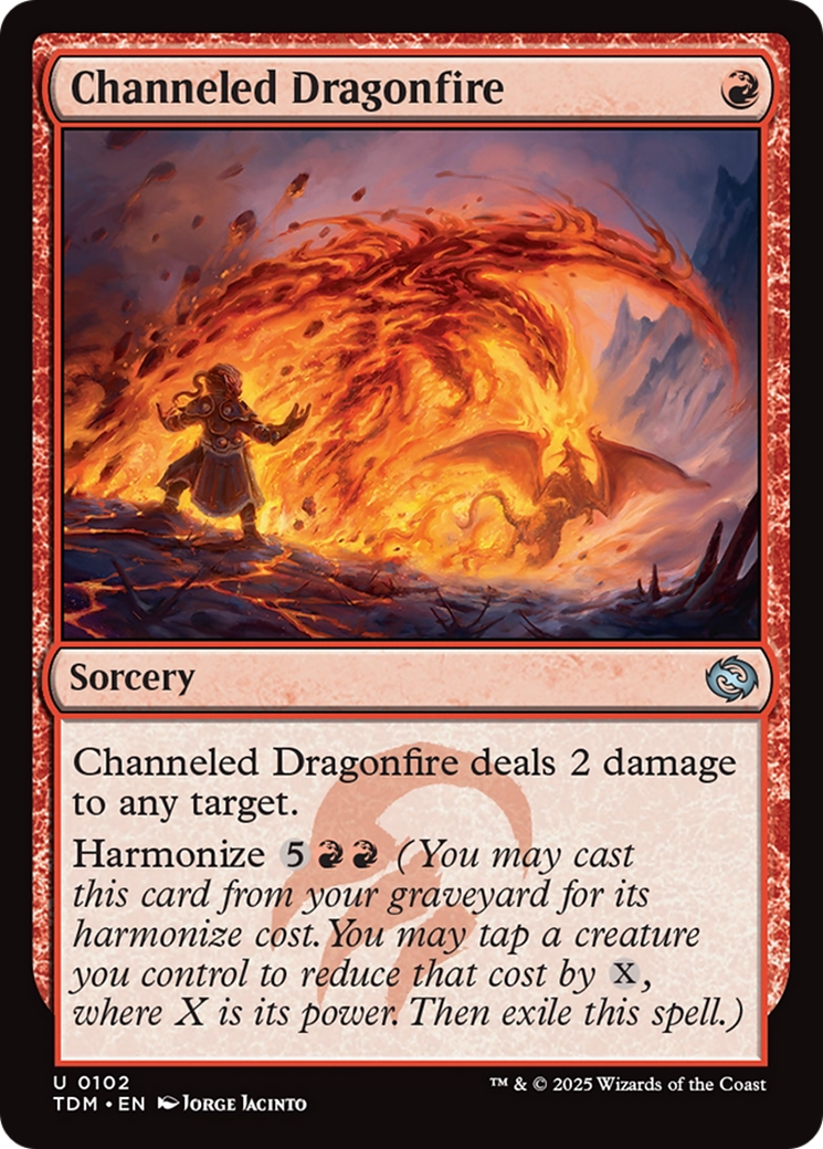 Channeled Dragonfire [Tarkir: Dragonstorm] | Game Master's Emporium (The New GME)