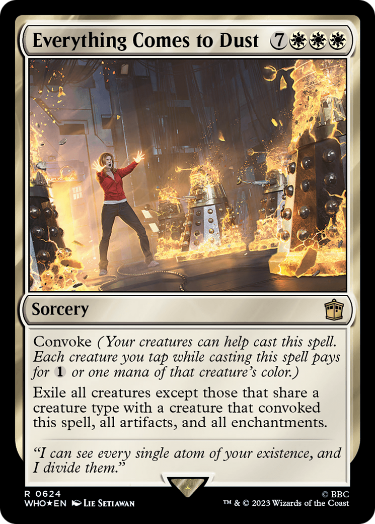 Everything Comes to Dust (Surge Foil) [Doctor Who] | Game Master's Emporium (The New GME)