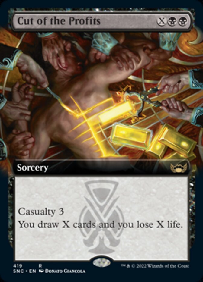 Cut of the Profits (Extended Art) [Streets of New Capenna] | Game Master's Emporium (The New GME)