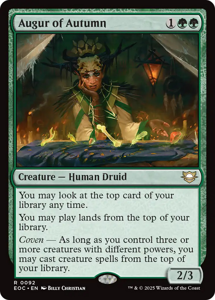 Augur of Autumn [Edge of Eternities Commander] | Game Master's Emporium (The New GME)